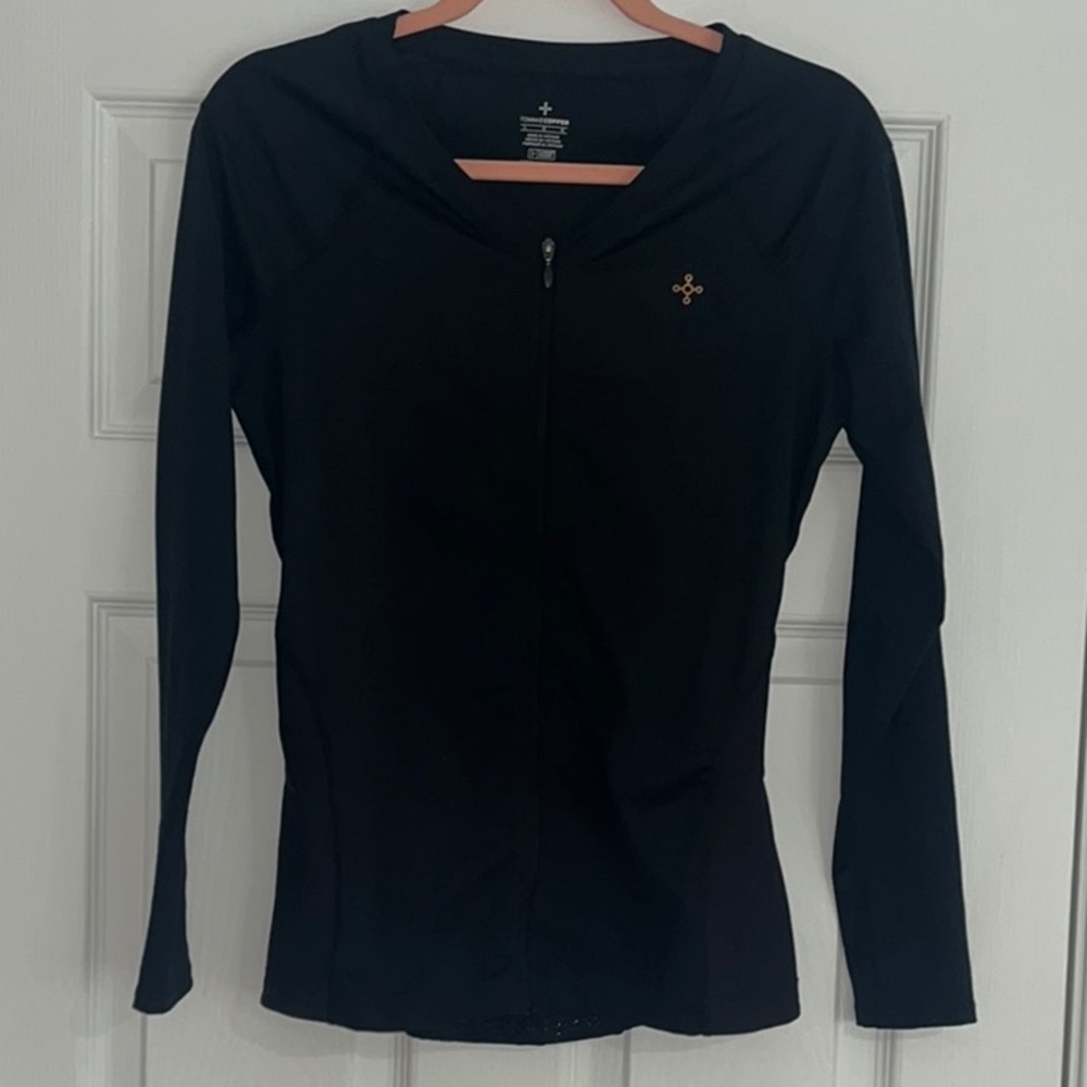 Tommy Copper Black Full Back Support Shirt Jacket